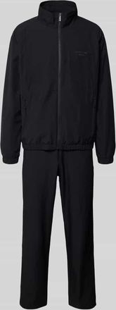 HUGO BOSS Regular Fit Trainingsanzug mit Label-Detail Modell LW_PS Spirit70 TT - PORSCHE X BOSS in Black, Gr&ouml;&szlig;e XXXL