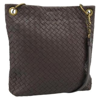 Bottega Veneta Pre-owned Schoudertas - Dames - Pre-owned - Bruin - Maat: ONE Size Leer