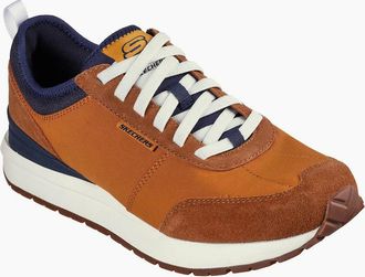Skechers Mens Sunnydale - Red/Orange/Brown - Size: 7.5 41.5