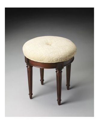 Butler Specialty Company Bernadette Plantation Cherry Vanity Stool