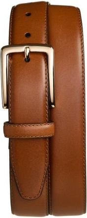 Johnston & Murphy Leather Belt in Tan at Nordstrom Rack, Size 42