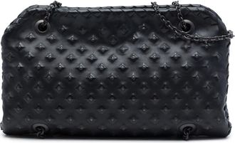 Bottega Veneta Pre-owned Bottega Veneta Intrecciato Trimmed Nappa Studded Duo Shoulder Bag Ladies 1EHRJ0MUCMYI5W2R