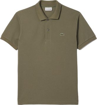 Lacoste Unisex Volwassen L.12.12 Pique Slim Poloshirt (Khaki Groen)