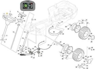 STIGA Sports Volante-pomo Pkel Derecha Original Stiga - 387962003/0