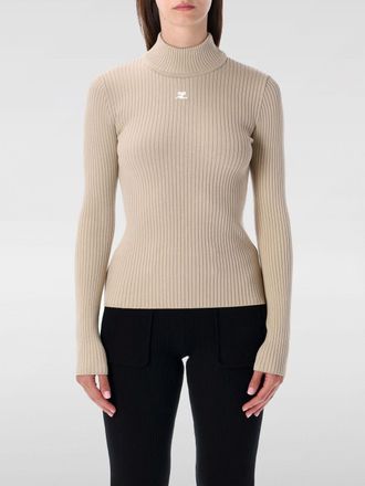 Courrèges Top COURRÈGES Woman color Cream