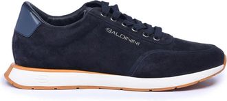 Baldinini Su&egrave;de Sneakers - Heren - Sneakers - Blauw - 44 EU - Su&egrave;de - Schoenen