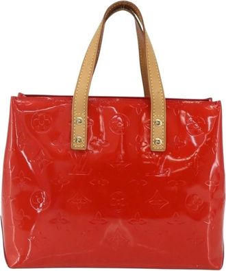 Louis Vuitton Pre-owned Handbags, female, Red, Size: ONE SIZE Pre-owned Vintage Monogram Vernis Handbag