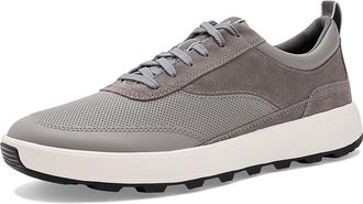 Johnston & Murphy Lucas U-throat Mens Shoes Gray Full Grain/Suede : 10.5 M (D), Leather/Suede