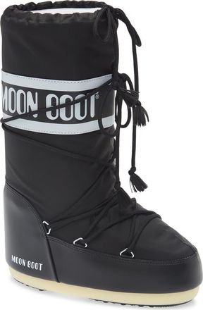 Moon Boot Icon Water Repellent Boot in Black at Nordstrom, Size 30