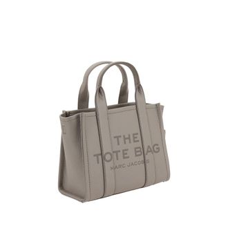 Marc Jacobs Grained Calf Leather Tote Bag - Gray