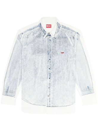 Diesel Camicia D-Simply-Over denim - Blu