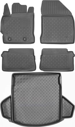 OEM Juego De Alfombrillas Para Coche Y Maletero Para Toyota Auris Ii Kombi (2013-2018)