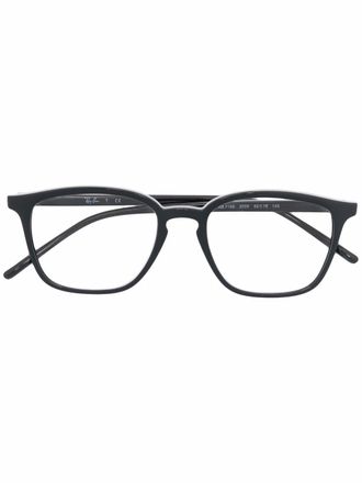 Ray-Ban square-frame glasses - unisex - Acetate - 50 - Black