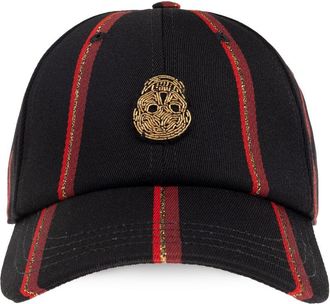 Alexander McQueen skull-patch baseball cap - Black