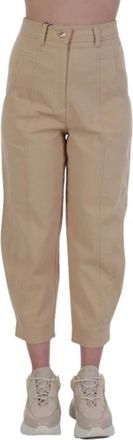 Marella Agora Pants - Dames - Vrijetijds broeken - Beige - 2XS - Broeken