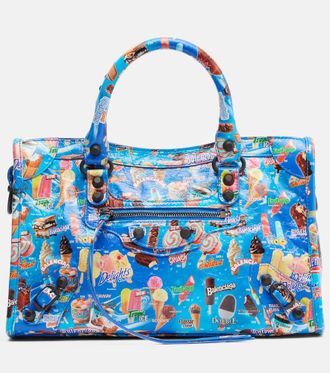 Balenciaga Le City Small leather tote bag