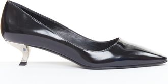 Roger Vivier Patent Leather Comma Heels