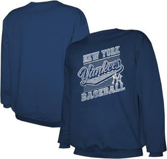 Stitches Mens Stitches Navy New York Yankees Pullover Sweatshirt at Nordstrom, Size Xx-Large