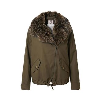 VALENTINI 1972 Parka ECO FUR - female - VALENTINI 1972 - Light Jackets - Green - 2XS - Jackets