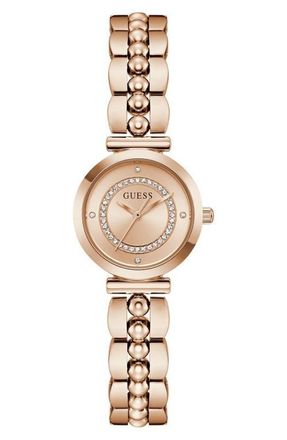 Guess Leena Bracelet Watch, 26mm in Rose Gold at Nordstrom