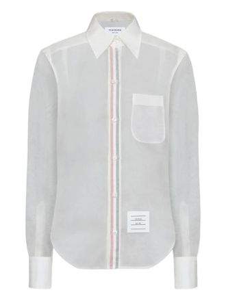 Thom Browne Camicia a righe - Bianco