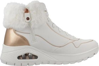 Skechers UNO Rugged - Fall Shimmer - Dames - Winterlaarzen - Wit - 35 EU - Schoenen