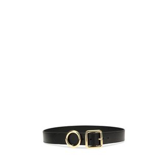 Jacquemus Womens Black Calf Leather Bos Taurus Regular Belt