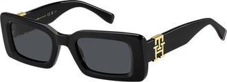 Tommy Hilfiger TH 2125/S 807/IR Womens Sunglasses Black Size 50