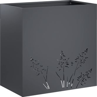 vidaXL Macetero De Jard&iacute;n Gris Antracita 50 X 30 X 49 Cm Vidaxl