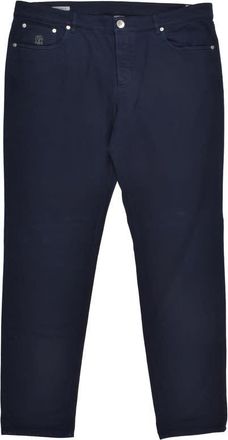 Brunello Cucinelli Dark Navy Five-Pocket Trousers, Brand Size 54 (US Size 38)
