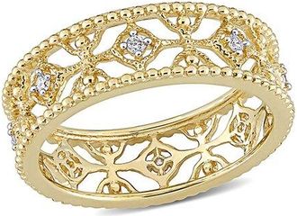 Rina Limor 14K 0.1 Ct. Tw. Diamond Lace Anniversary Ring