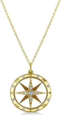 Allurez 14K 0.19 Ct. Tw. Diamond Pendant Necklace