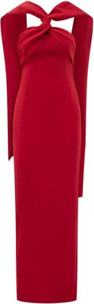 Solace London Rona Mouwloze Maxidress - Dames - Maxi kleedjes - Rood - 2XS - Kleedjes