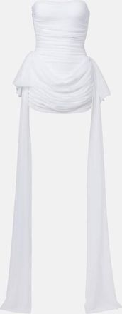 Norma Kamali Miniabito Bill Pickleball con fiocco