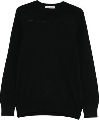 La Fileria Truien & Vesten, Heren, Zwart, M, Stijlvolle Trui in Diverse Kleuren