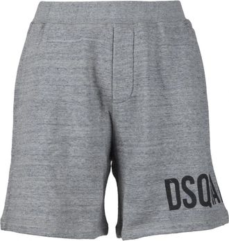 Dsquared2 Katoenen Bermuda Shorts - Heren - Korte Broeken - Grijs - 2XL - Katoen - Korte Broeken