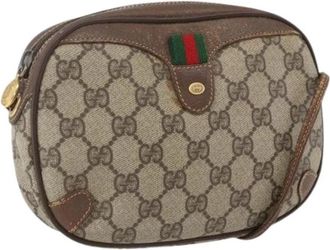 Gucci Pre-owned Vintage Cross Body Bag - Dames - Vintage Schoudertas - Beige - ONE Size - Vintage