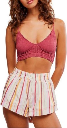 Free People Heirloom Seamless Bralette in Dreamy Mulberry at Nordstrom, Size X-Small