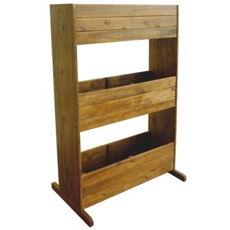 vidaXL Arriate De 3 Niveles Madera De Acacia Maciza Vidaxl