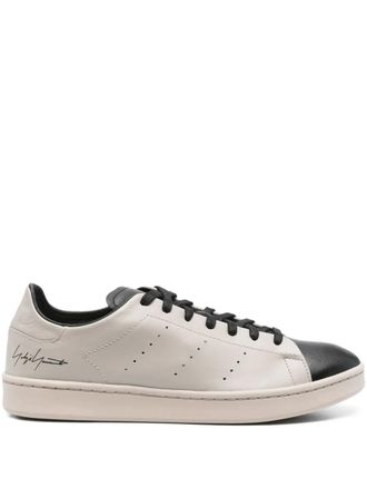 Yohji Yamamoto Superstar leather-panelled sneakers - Grey