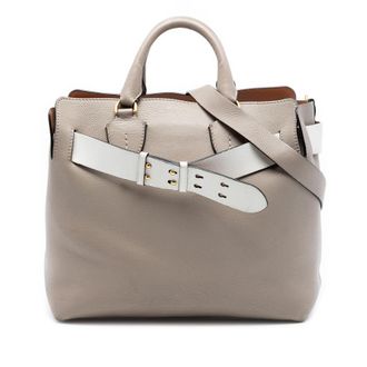 Burberry Pre-owned Burberry Medium Bicolor Leather Marais Belt Bag Ladies V2T6YJ96G7B7HSF1