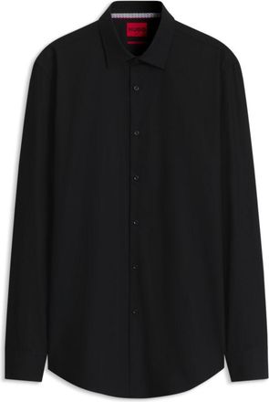 HUGO BOSS Slim-fit shirt in easy-iron cotton poplin