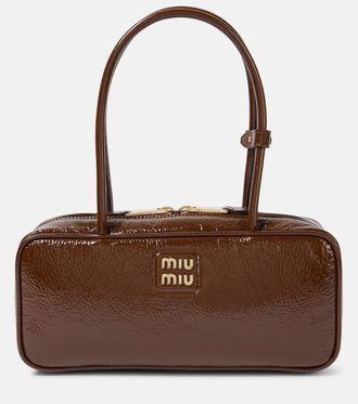 Miu Miu Bolso al hombro Beau de charol