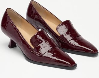 Russell & Bromley TOTTER Snipped Toe Heeled Loafer