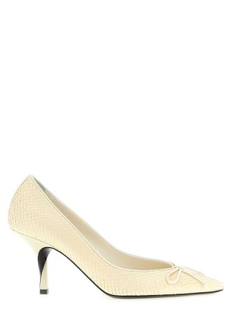 Jacquemus Beige Calfskin High Heel Womens Pumps