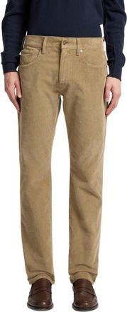 7 For All Mankind The Straight Leg Corduroy Pants in Corduroy Silver at Nordstrom, Size 31
