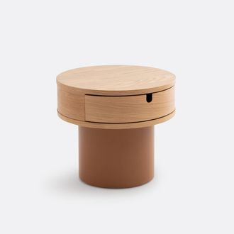 La Redoute Interieurs Nachtkastje met gelakte poot, 1 lade, Tamita