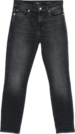 7 For All Mankind Slim Fit Jeans, female, Black, W29, Bootcut Jeans