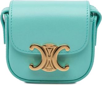 Celine Pre-owned Cross Body Bags, female, Blue, Size: ONE SIZE Pre-owned Celine Mini Crossbody Bag