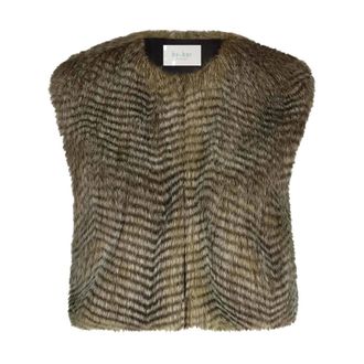 By-Bar Amsterdam Dames, Jassen, Bruin, Maat: L Acryl